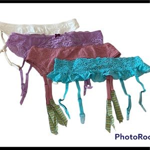 Bundle of 4 Victoria’s Secret Garters. NWOT